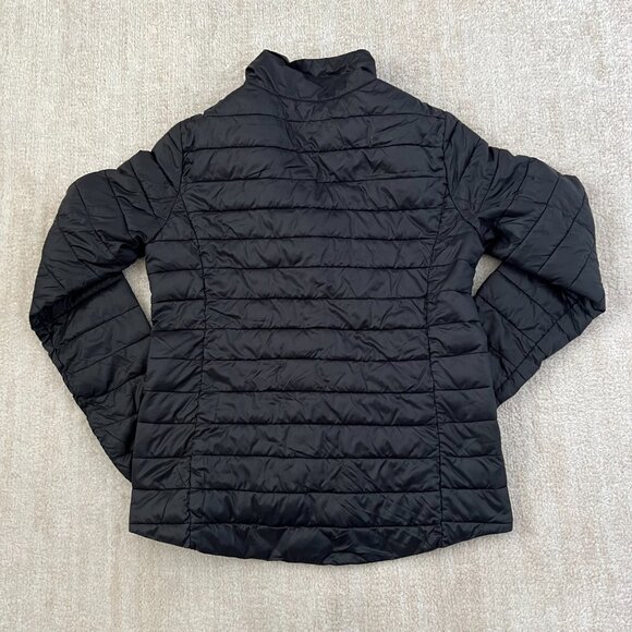Old Navy Active Black Quilted Puffer Jacket S Zip Up - Picture 4 of 9